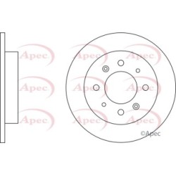 Brake Disc APEC DSK2296 OE Ref 584112F100