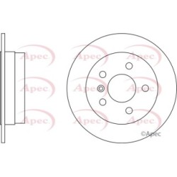 Brake Disc APEC DSK2300 OE Ref 1694230312