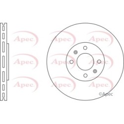 Brake Disc APEC DSK2301 OE Ref 4246P5