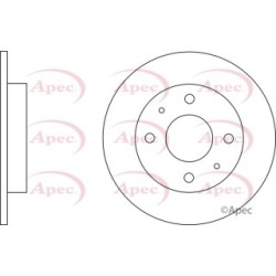Brake Disc APEC DSK2302 OE Ref 4544200072