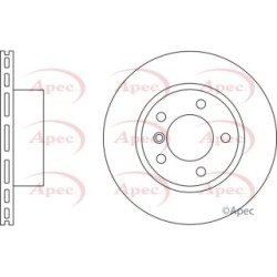 Brake Disc APEC DSK2303 OE Ref 34116854997