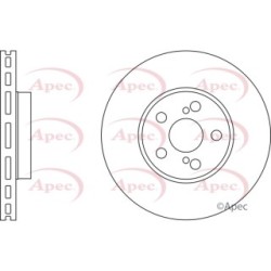 Brake Disc APEC DSK2304 OE Ref 4351220730