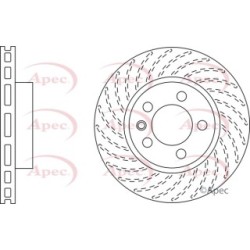 Brake Disc APEC DSK2308 OE Ref 95535140240