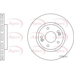 Brake Disc APEC DSK2312 OE Ref 5171226100