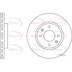 Brake Disc APEC DSK2313 OE Ref 517123D100