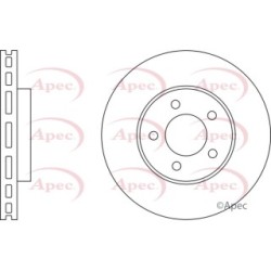 Brake Disc APEC DSK2314 OE Ref 402063Y503