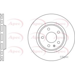 Brake Disc APEC DSK2315 OE Ref 8E0615601R