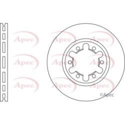 Brake Disc APEC DSK2316 OE Ref 4883102