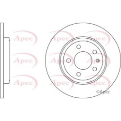 Brake Disc APEC DSK2318 OE Ref 8E0615601M