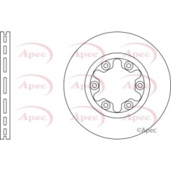 Brake Disc APEC DSK2320 OE Ref UH7433251