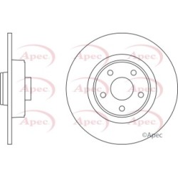 Brake Disc APEC DSK2326 OE Ref 8200244108