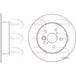 Brake Disc APEC DSK2327 OE Ref 4243142041