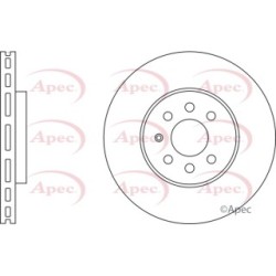 Brake Disc APEC DSK2328 OE Ref 93175376