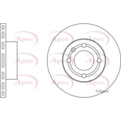 Brake Disc APEC DSK233 OE Ref 6N0615301F