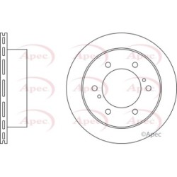 Brake Disc APEC DSK2331 OE Ref 4320632G01