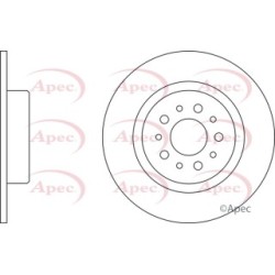 Brake Disc APEC DSK2335 OE Ref 46542702