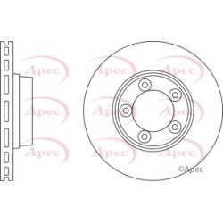 Brake Disc APEC DSK2340 OE Ref PBU2000