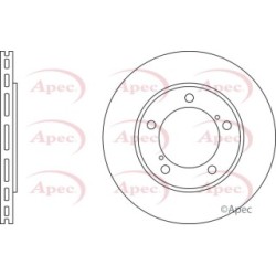 Brake Disc APEC DSK2346 OE Ref 5521165D11