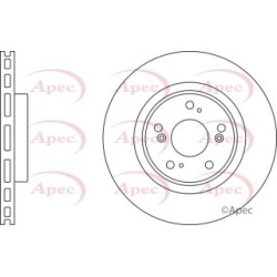 Brake Disc APEC DSK2350 OE Ref 45251S9AE50