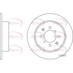 Brake Disc APEC DSK2355 OE Ref 42510S6DE00