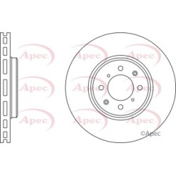 Brake Disc APEC DSK2357 OE Ref GBD90852