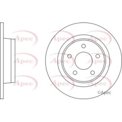 Brake Disc APEC DSK2358 OE Ref 1362868