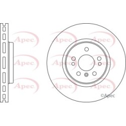 Brake Disc APEC DSK2366 OE Ref 1644211312