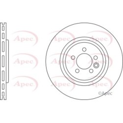 Brake Disc APEC DSK2371 OE Ref SDB000420