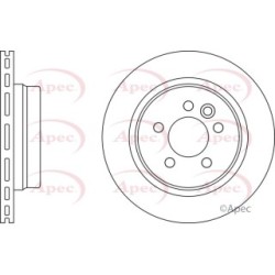 Brake Disc APEC DSK2373 OE Ref SDB000010