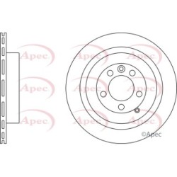 Brake Disc APEC DSK2374 OE Ref SDB000643