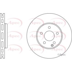 Brake Disc APEC DSK2376 OE Ref 2114211212