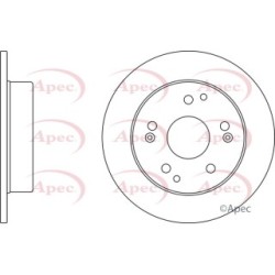 Brake Disc APEC DSK2381 OE Ref 42510S5TE00
