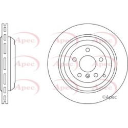 Brake Disc APEC DSK2384 OE Ref 1644231112
