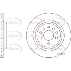 Brake Disc APEC DSK2385 OE Ref 569114
