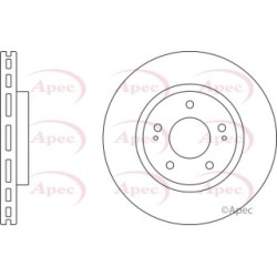 Brake Disc APEC DSK2388 OE Ref MN116979