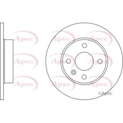 Brake Disc APEC DSK2390 OE Ref 9196592