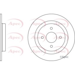 Brake Disc APEC DSK2391 OE Ref 2M5Z2C026AA