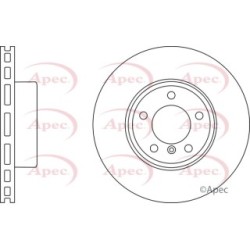Brake Disc APEC DSK2392 OE Ref 34116753221