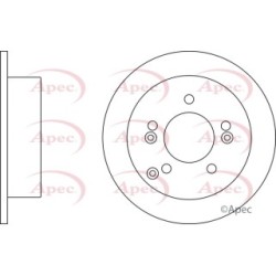 Brake Disc APEC DSK2393 OE Ref 5841139600