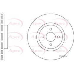 Brake Disc APEC DSK2397 OE Ref 1134864