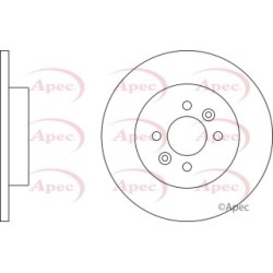 Brake Disc APEC DSK2402 OE Ref 8466774
