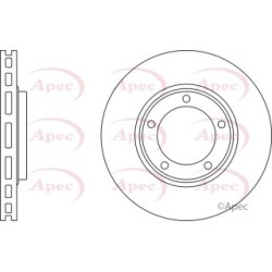 Brake Disc APEC DSK2406 OE Ref 581294A000