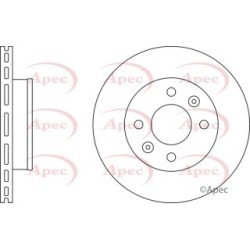 Brake Disc APEC DSK2408 OE Ref 517120X500