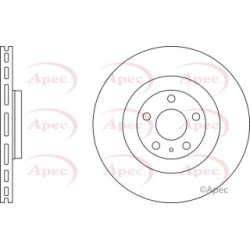Brake Disc APEC DSK2410 OE Ref 8E0615301T