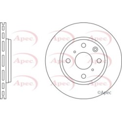 Brake Disc APEC DSK2411 OE Ref 4246F0