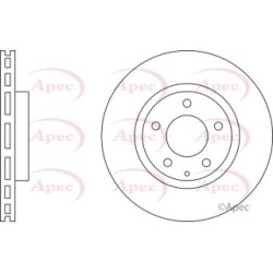 Brake Disc APEC DSK2416 OE Ref L16Y-33-25X