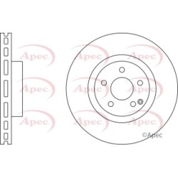 Brake Disc APEC DSK2417 OE Ref 2044212912