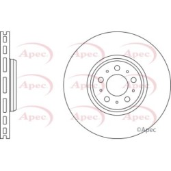Brake Disc APEC DSK2424 OE Ref 306573013