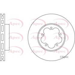 Brake Disc APEC DSK2425 OE Ref 1503290