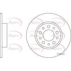 Brake Disc APEC DSK2430 OE Ref 51760273